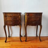 Pair of Louis XV style bedside tables
