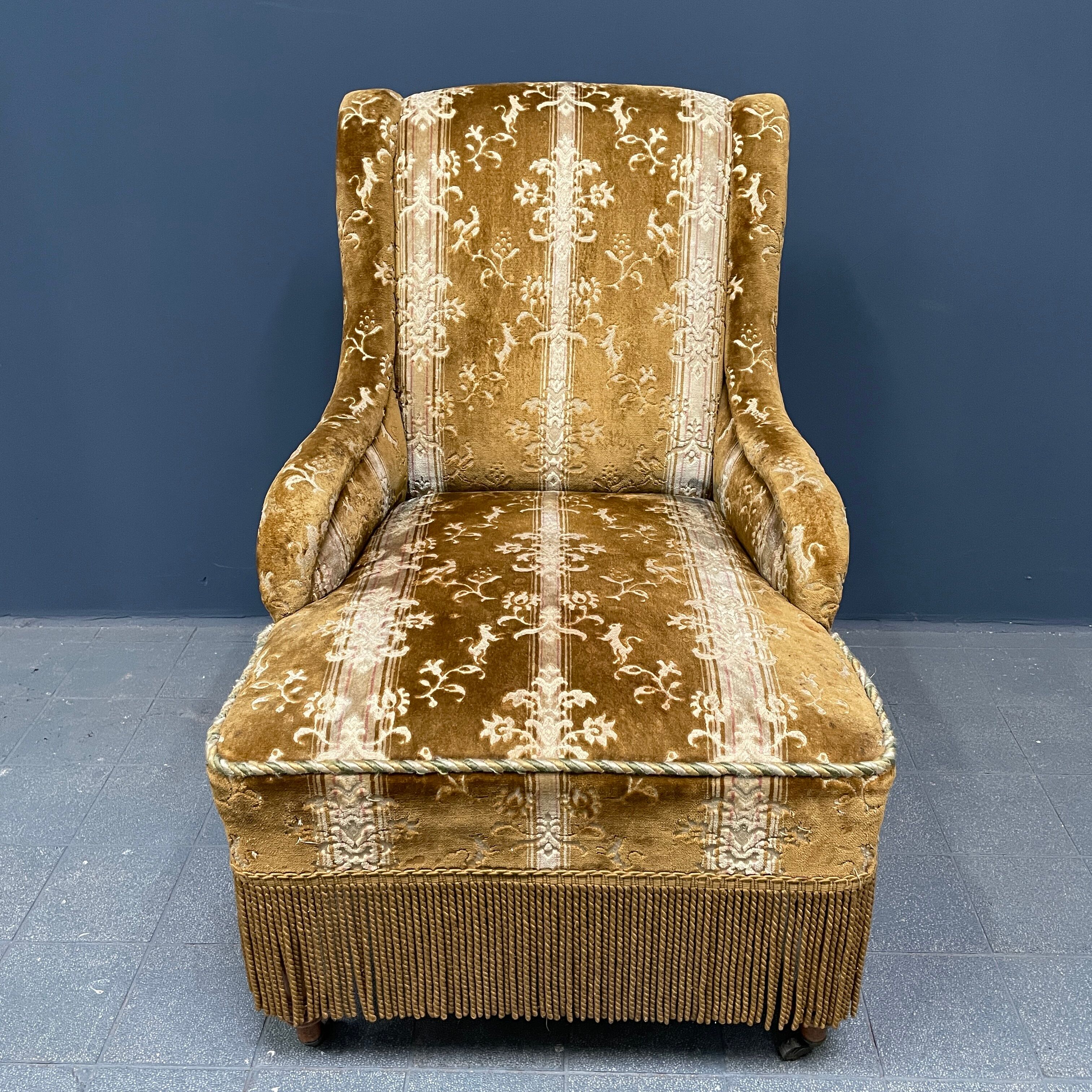 Set of two Victorian ladies armchairs from France 19th century