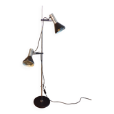 Lampadaire Fischer 2 feux 1970