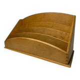 Old wooden mail holder 4 compartments