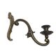 Antique bronze wall lamp, Germany, 1900s
