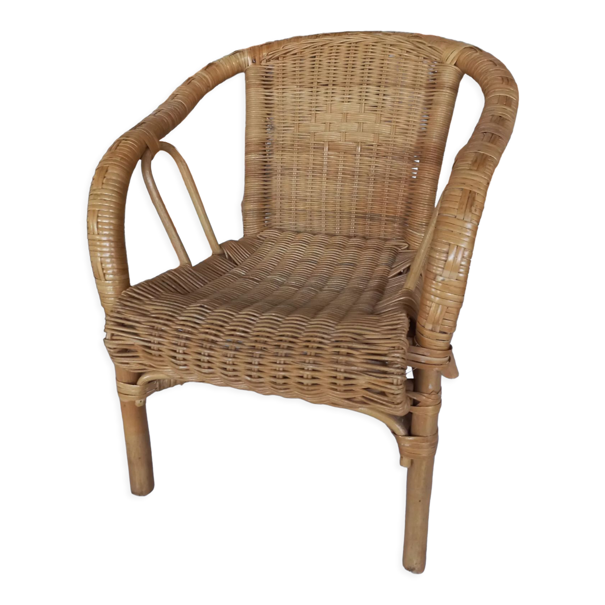 Fauteuil enfant osier