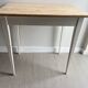 Old patinated wooden table