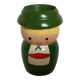 Coquetier wood painted small character