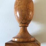 Vintage olive wood lamp