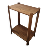 Sculptural side table in solid wood – Minimalist design - 1940