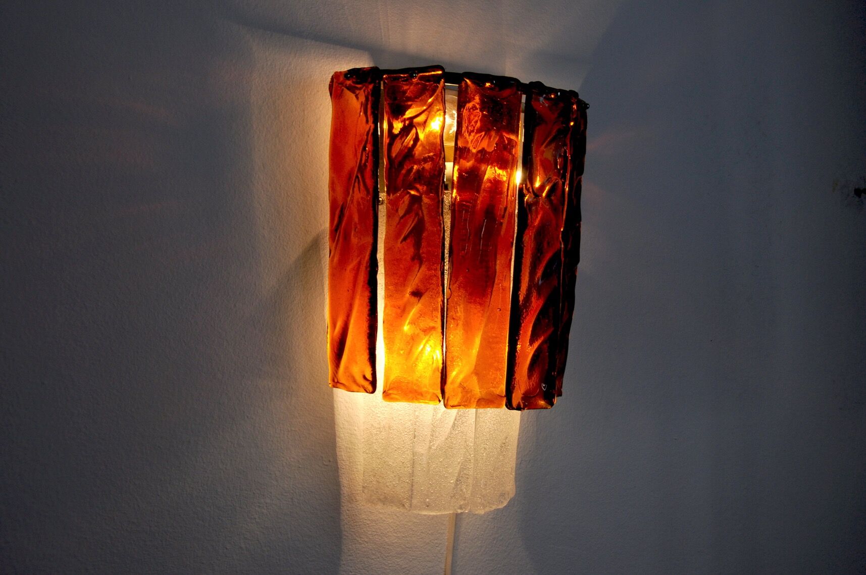 Sconce Poliarte by Albano Poli, 1970, Murano Italy