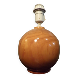 1980s pine ball lamp