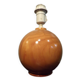 1980s pine ball lamp