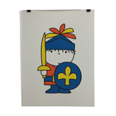 Illustration poster (the knight) by Dick BRUNA, 1974.