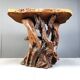 Travail Populaire Burl Root Wood Console, Italy, 1960s