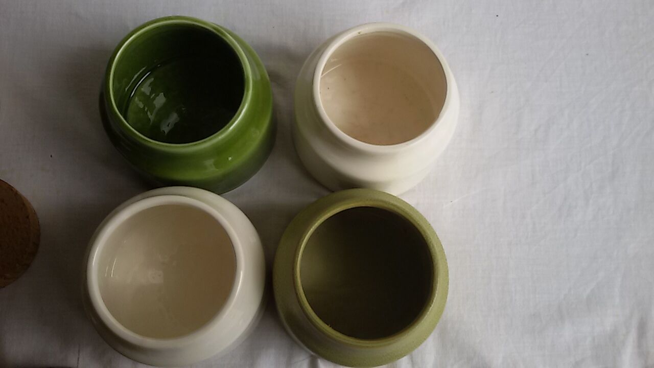 Vintage ceramic jar series