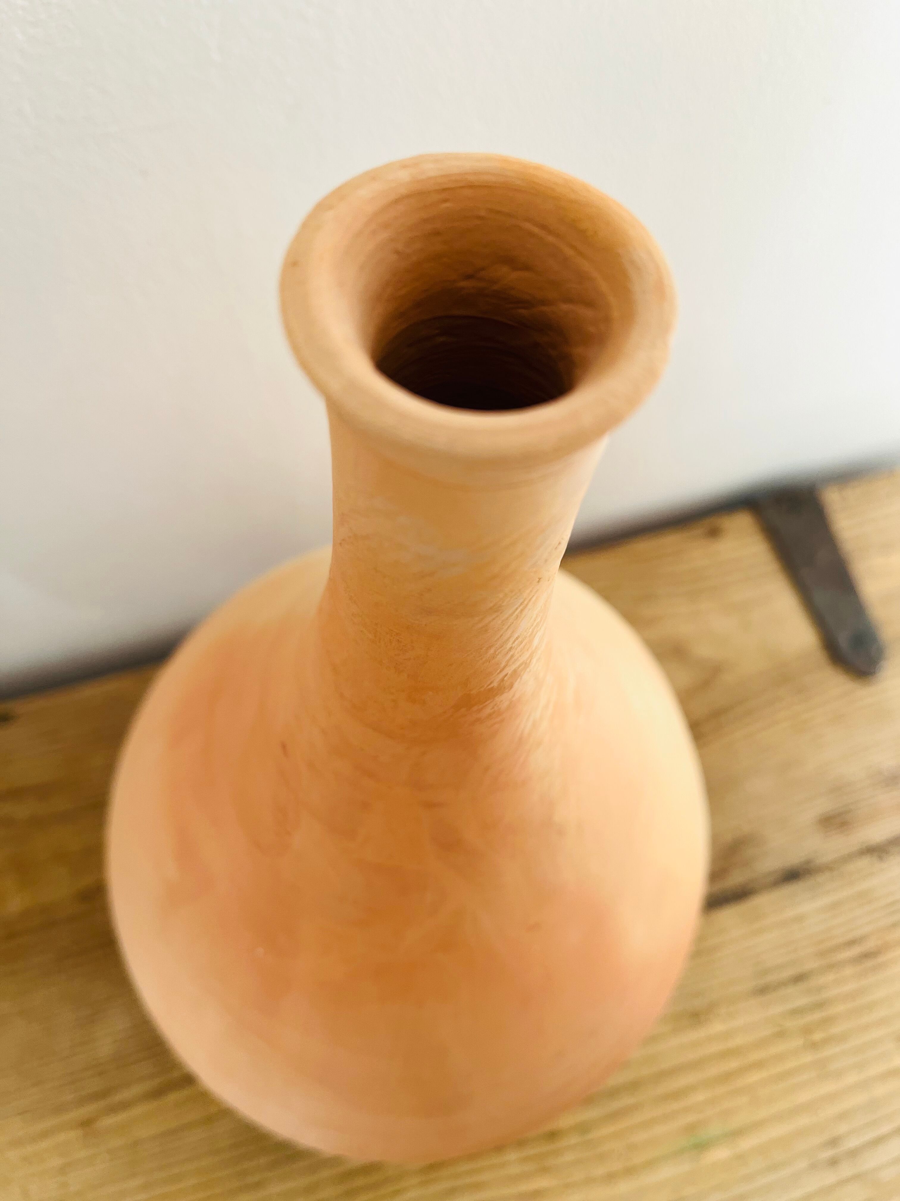 Moroccan terracotta vase