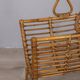 Vintage 1960s Italian design bamboo magazine rack