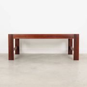 Banc en palissandre, design danois, années 1970, production : Danemark