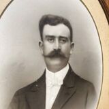 Framed man