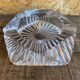 Vintage Star-Designed Glass Ashtray Pocket Bowl #D981