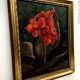 Contemporary Still Life With Red Flowers