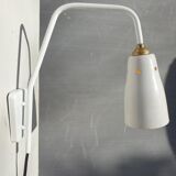 Fixed wall lamp offset 1950 white Ki-e-klair