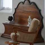 20th-century Art Deco storage bench in walnut, by a Danish cabinetmaker.