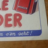 Advertising poster 1950s pile wonder