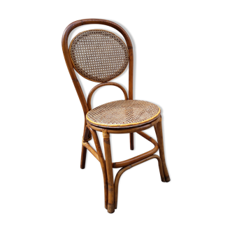 Chair caning and bamboo bistrot