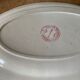 Oval dish in ancient earthenware