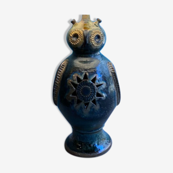 Owl ceramic lamp 1984