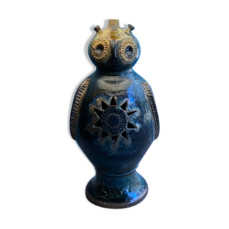 Owl ceramic lamp 1984