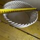 Mid-century woven ceramic basket / empty pocket, diameter 19 cm