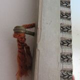 Art Deco mirror in silver wood 30/40 years