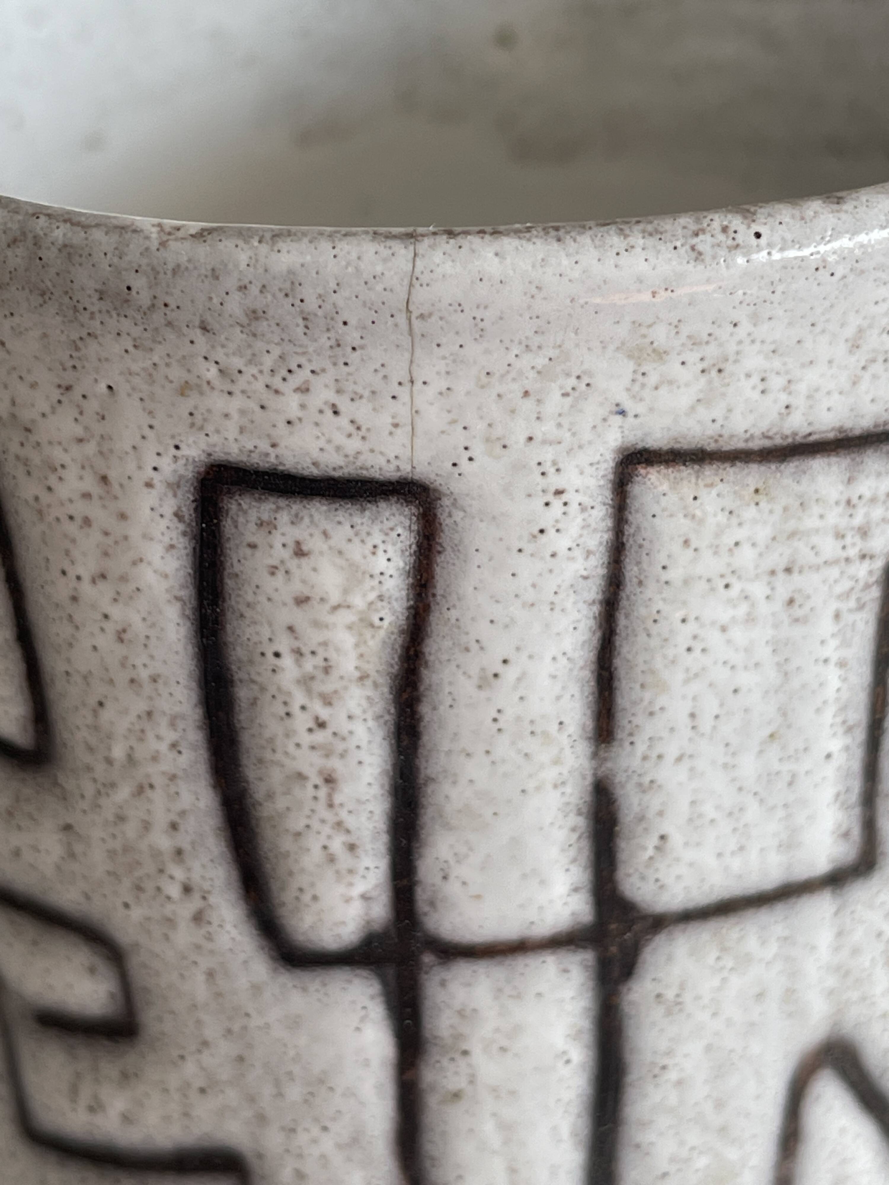 Large goblets for orangeade or small ceramic vases from the 1960s-70s.