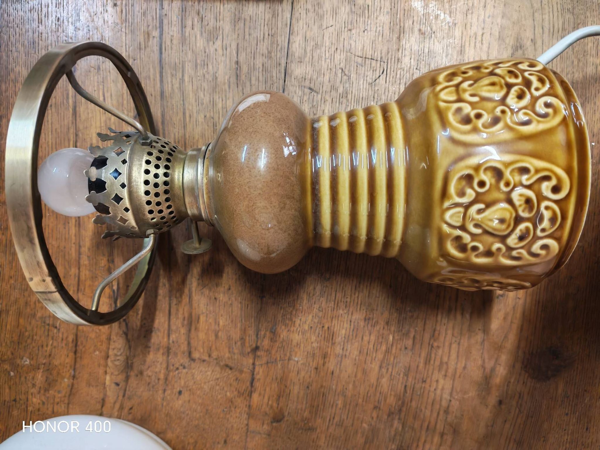 Lampe de table Mirostowice PRL Pologne par Adam Sadulski 1970