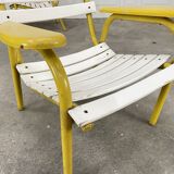 Three garden armchairs from the 1970s