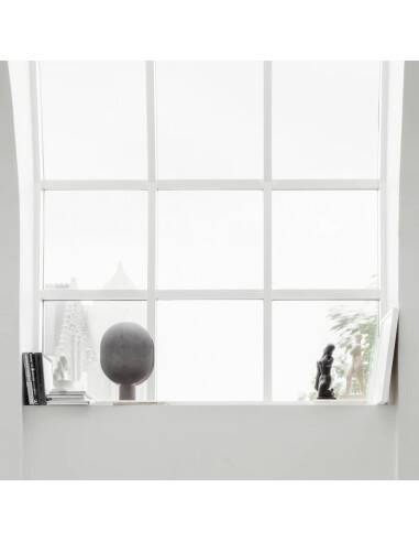 Table lamp in aluminum, oxidized, contemporary work.