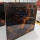 Tortoiseshell plexiglass nesting coffee tables