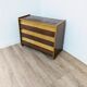 Vintage Scandinavian wooden shoe cabinet