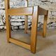 6 Regain House chairs - Elm and straw - 1980 - Vintage - Brutalist