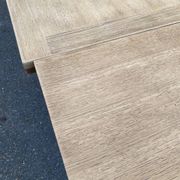 Renovated 19th-century oak extendable farmhouse dining table 160-240cm