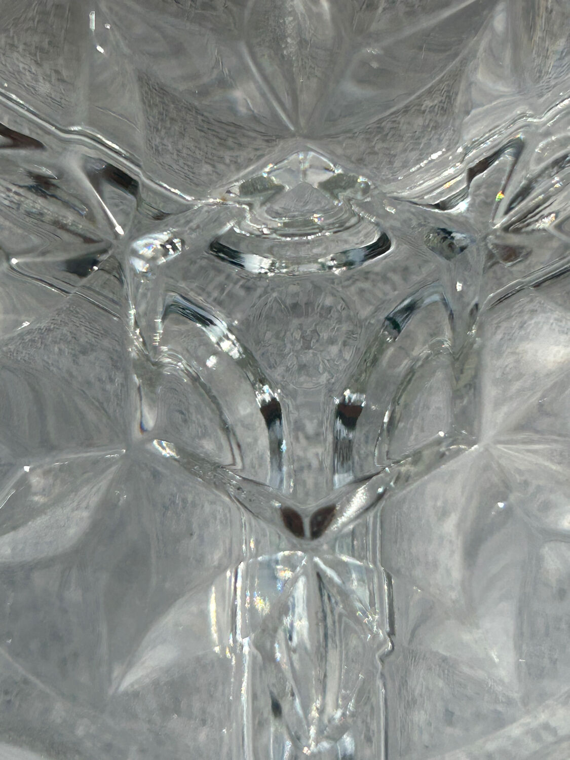 Glass serving dish - Made in France - Mid 20th century