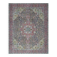 1970s Vintage Persian Handmade Wool Cotton Brown Area Rug 300x386