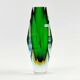Monumental Mid-Century Sommerso Murano Glass Vase by Flavio Poli for Mandruzzato, Italy, 1960s