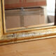 Antique Louis-Philippe gilded small mirror