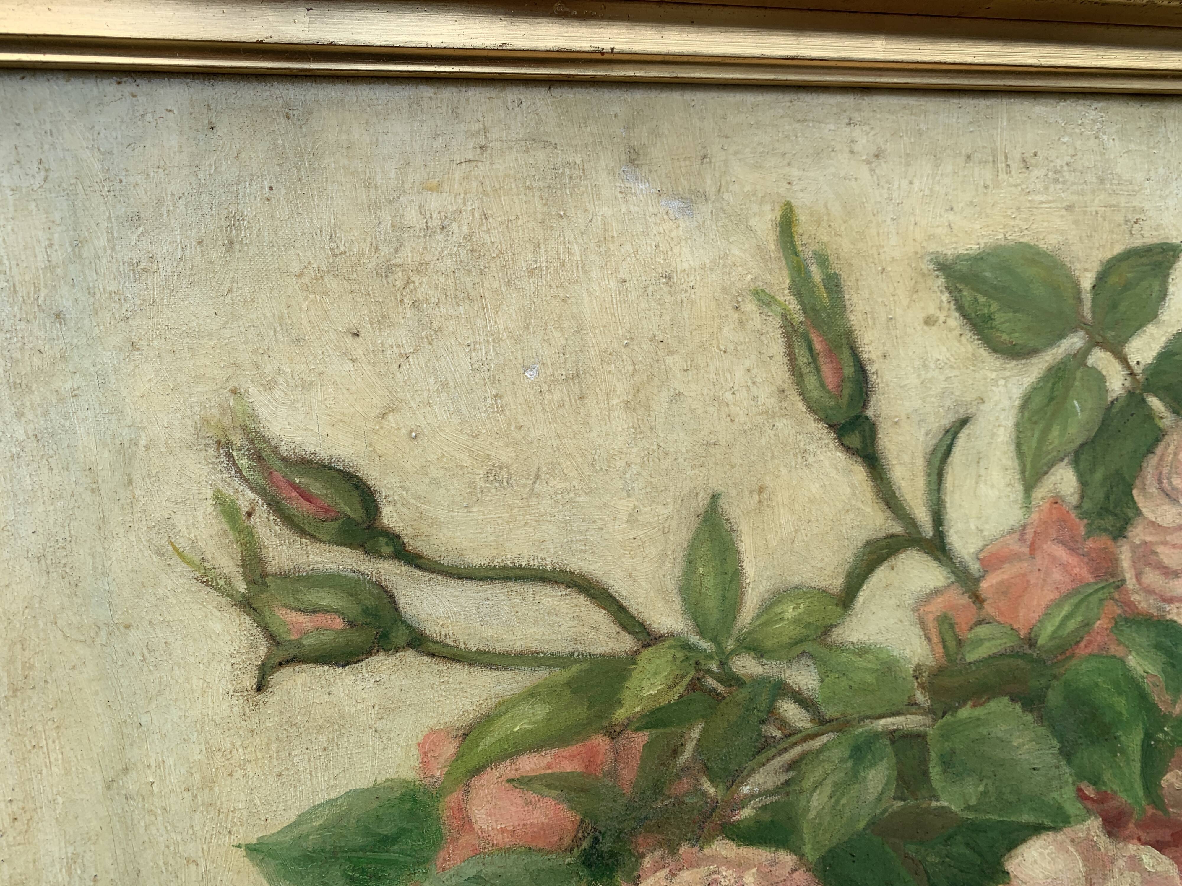 Large Still Life Flower Painting 136 x 68