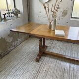 3m oak table from 1950 with its extensions
