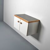 Wall Mounted 'Les Arcs’ Cabinet / Sideboard , France, 1970s