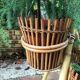 Rattan plant holder