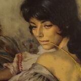 Portrait of a woman or painting