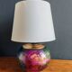 Lamp "Laque Line" Jean-Noël Bouillet (JNB) - Painted Glass Globe Signed