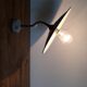 Wall  lamp, gooseneck, enamelled sheet